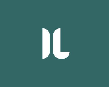 IL LI Letter logosu DESIGN VECTOR TEMPLATE. IL LI logosu DESIGN.