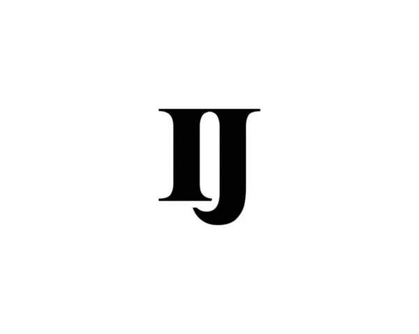 Letter Logo Vector Template Iji — стоковий вектор