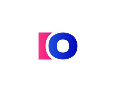 Io Ol Letter logosu. DESIGN VECTOR TEMPlate. IO OI logo DESIGN.