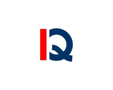 IQ QI Letter logosu DESIGN VECTOR TEMPLATE. IQ QI LOGO DESIGN.