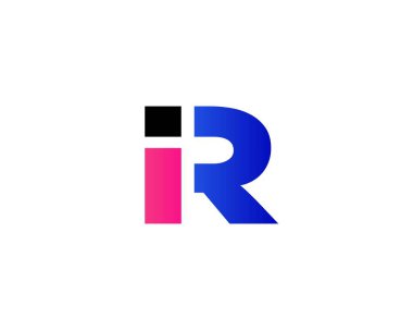 VECTOR TEMPLATESİ 'nin logosu. IR RI logosu DESIGN.