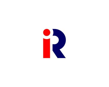 VECTOR TEMPLATESİ 'nin logosu. IR RI logosu DESIGN.