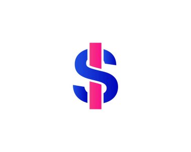 Bu SI harfli logo. DESIGN VECTOR TEMPlate. Bu SI logosu DESIGN.