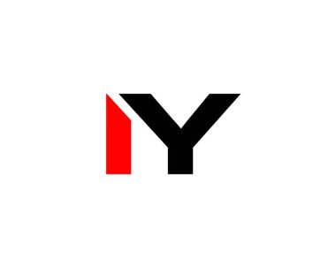 IY YI Letter logosu DESIGN VECTOR TEMPLATE. IY YI logo DESIGN.