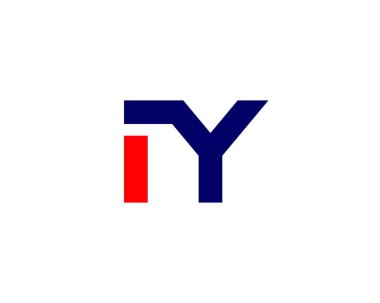 IY YI Letter logosu DESIGN VECTOR TEMPLATE. IY YI logo DESIGN.