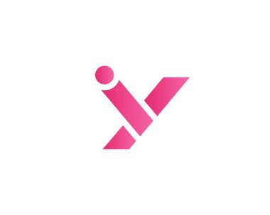 IY YI Letter logosu DESIGN VECTOR TEMPLATE. IY YI logo DESIGN.