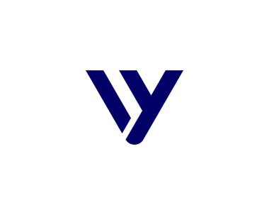 IY YI Letter logosu DESIGN VECTOR TEMPLATE. IY YI logo DESIGN.