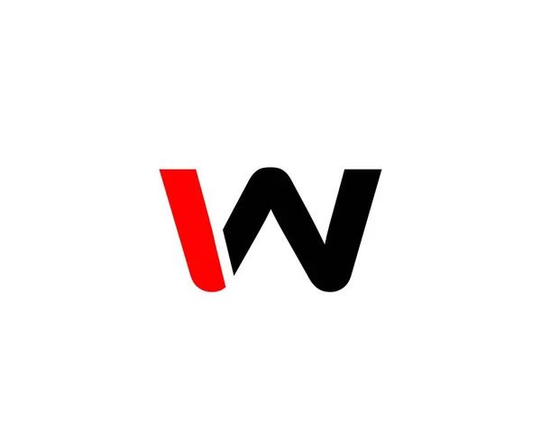 Letter Logo Design Vector Template Wiのロゴデザイン — ストックベクタ