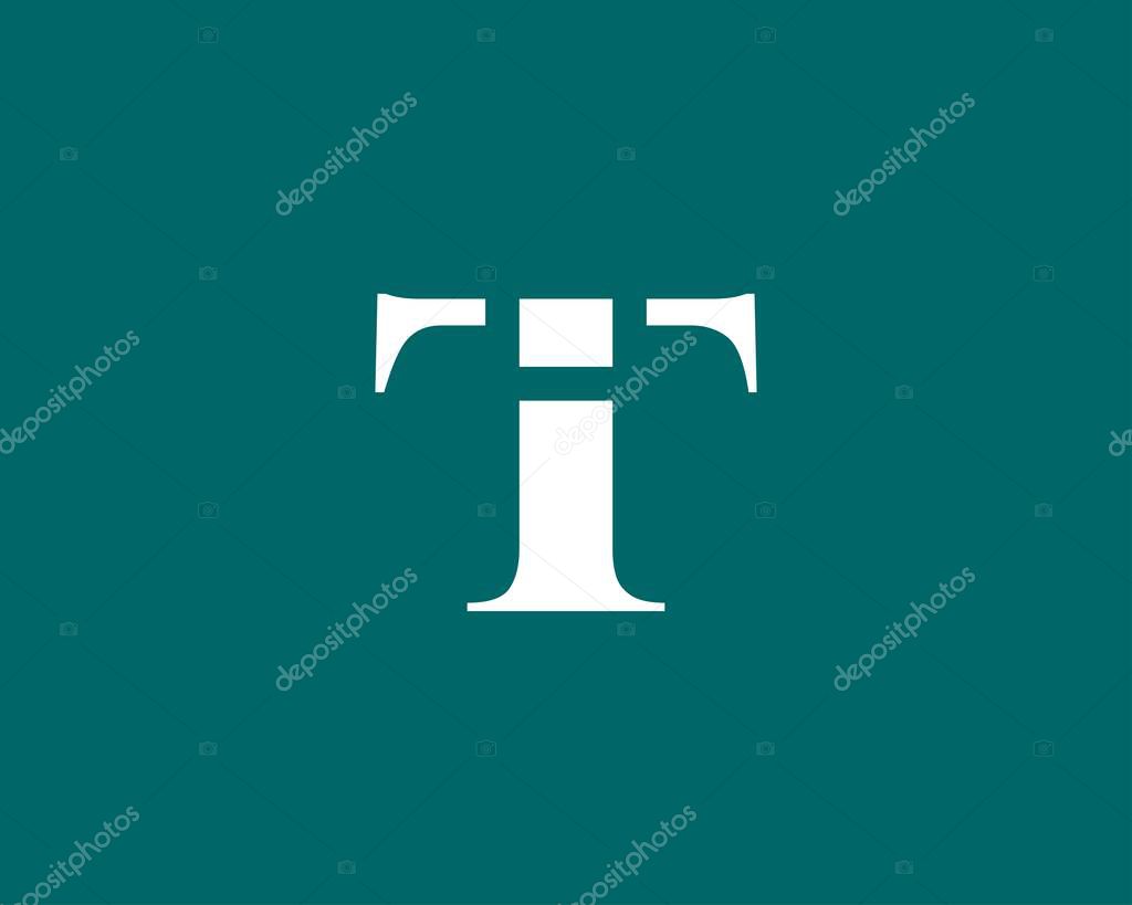 IT TI LETTER LOGO DESIGN VECTOR TEMPLATE. IT TI LOGO DESIGN.