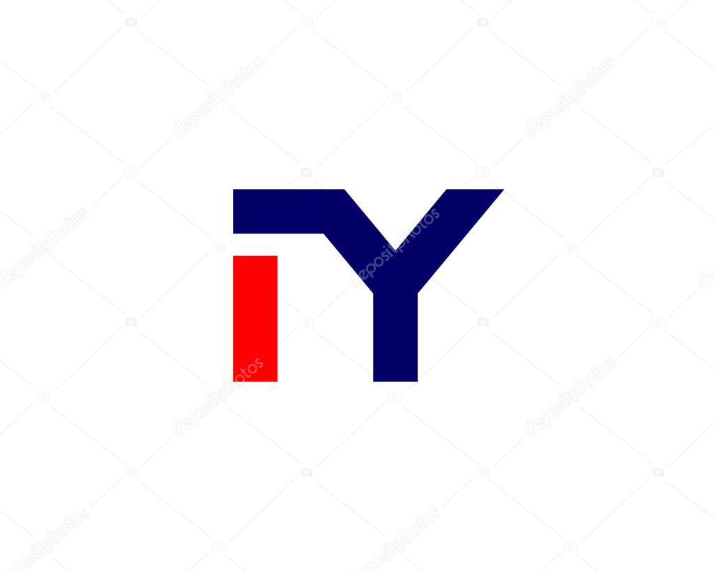 IY YI LETTER LOGO DESIGN VECTOR TEMPLATE. IY YI LOGO DESIGN.