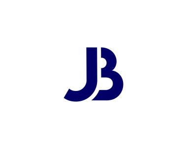 JB BJ, logoyu kontrol et. VECTOR TEMPLATE. JB BJ LOGO DESIGN.
