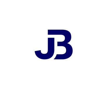 JB BJ, logoyu kontrol et. VECTOR TEMPLATE. JB BJ LOGO DESIGN.