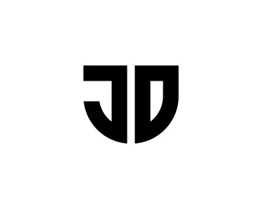 JD DJ 'in logosu, DESIGN VECTOR TEMPLATE. JD DJ logosu DESIGN.