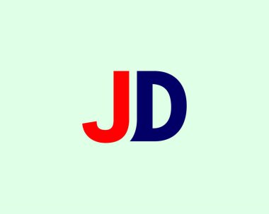 JD DJ 'in logosu, DESIGN VECTOR TEMPLATE. JD DJ logosu DESIGN.