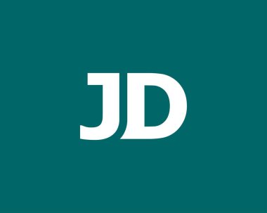 JD DJ 'in logosu, DESIGN VECTOR TEMPLATE. JD DJ logosu DESIGN.