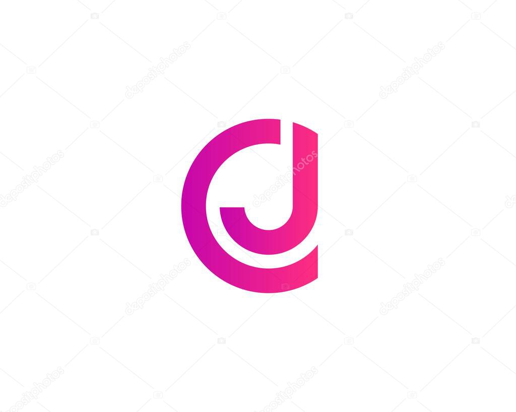 JC CJ LETTER LOGO DESIGN VECTOR TEMPLATE. JC CJ LOGO DESIGN.