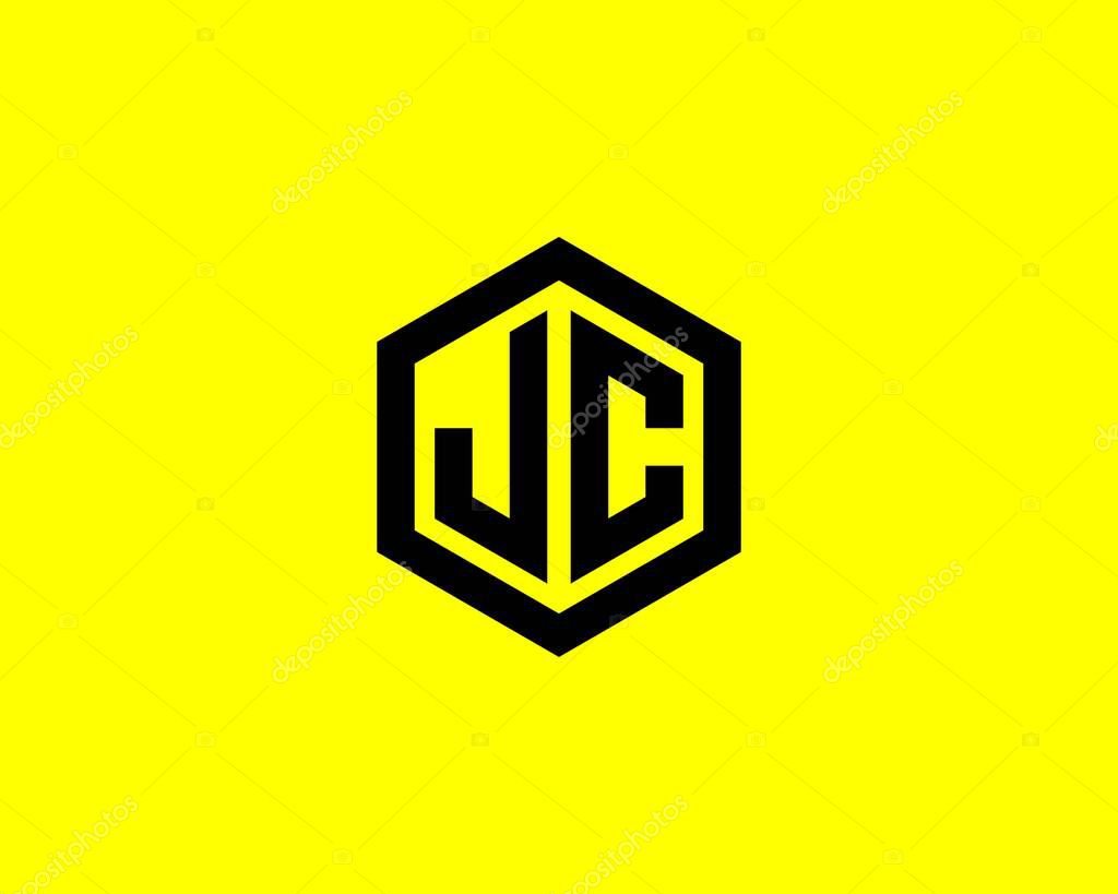 JC CJ LETTER LOGO DESIGN VECTOR TEMPLATE. JC CJ LOGO DESIGN.