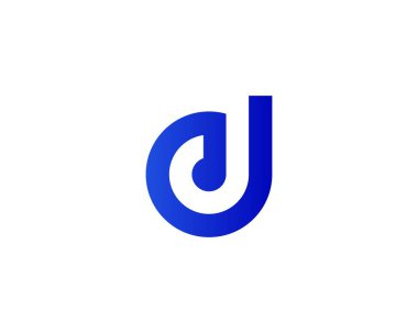J J J harfi logo tasarım vektör şablonu.