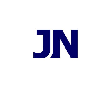 JN NJ LETTER Logo DESIGN VECTOR TEMPLATE