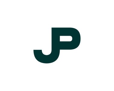 JP PJ Letter Logosu DESIGN VECTOR TEMPLATE