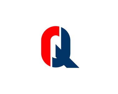 JQ QJ Letter logosu DESIGN VECTOR TEMPLATE