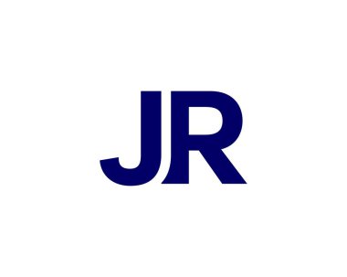 JR RJ LETTER Logo DESIGN VECTOR TEMPLATE