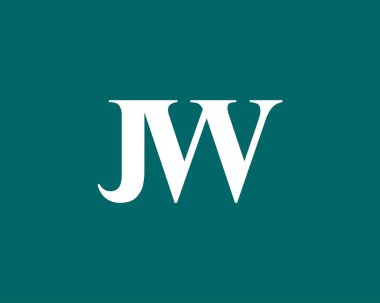 JW WJ LETTER Logo DESIGN VECTOR TEMPLATE