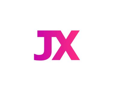 JX XJ Letter Logosu DESIGN VECTOR TEMPlatörü