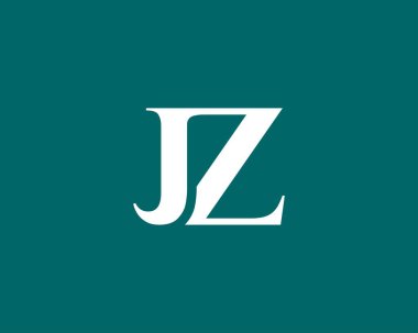 JZ ZJ Letter Logosu DESIGN VECTOR TEMPLATE