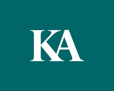 Ka AK Letter logosu DESIGN VECTOR TEMPLATE