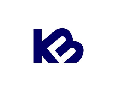 KB BK Letter Logosu DESIGN VECTOR TEMPLATE