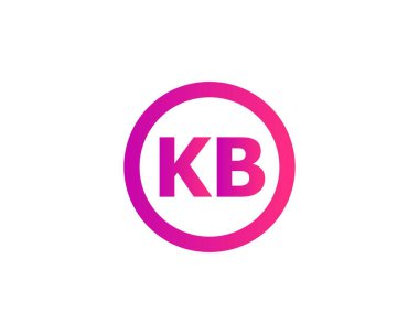 KB BK Letter Logosu DESIGN VECTOR TEMPLATE
