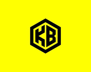 KB BK Letter Logosu DESIGN VECTOR TEMPLATE