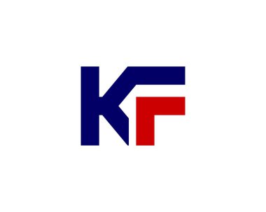 KF FK Letter Logosu DESIGN VECTOR TEMPLATE