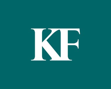 KF FK Letter Logosu DESIGN VECTOR TEMPLATE