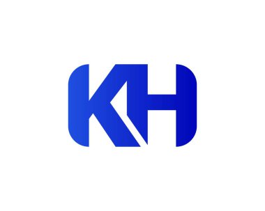 KH HK Letter Logosu DESIGN VECTOR TEMPLATE