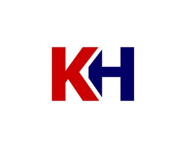 KH HK Letter Logosu DESIGN VECTOR TEMPLATE