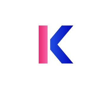 KI IK Letter logosu DESIGN VECTOR TEMPLATE