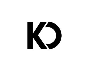 KO OK Letter Logo DESIGN VECTOR TEMPLATE