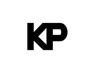 KP PK Letter Logosu DESIGN VECTOR TEMPLATE