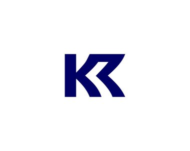 KR RK Letter Logosu DESIGN VECTOR TEMPLATE