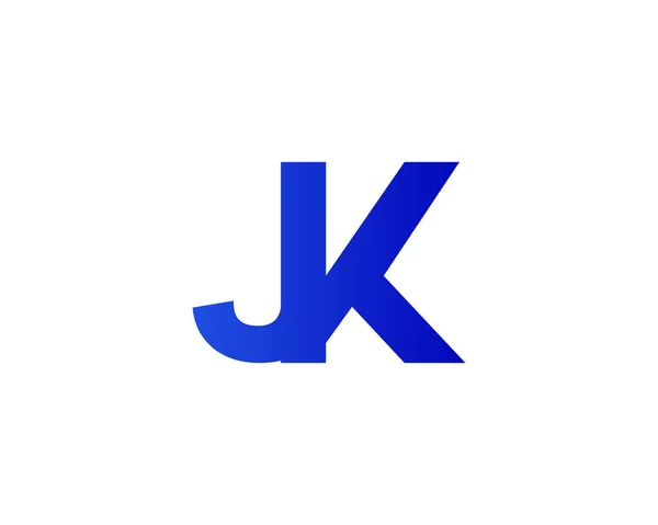 Jkレターロゴデザインベクトル Template — ストックベクタ