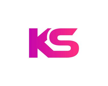 KS SK Letter logosu DESIGN VECTOR TEMPLATE