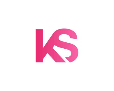 KS SK Letter logosu DESIGN VECTOR TEMPLATE