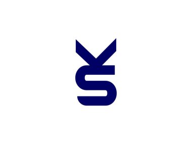 KS SK Letter logosu DESIGN VECTOR TEMPLATE