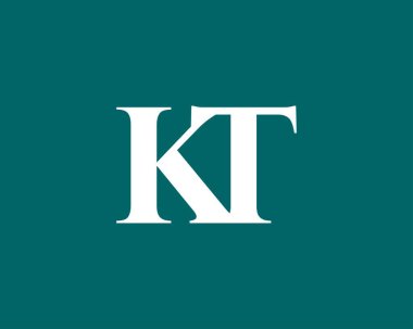KT TK Letter Logosu DESIGN VECTOR TEMPLATE