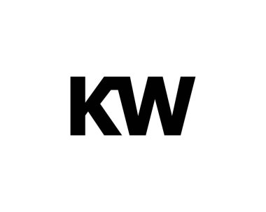 KW WK Letter logosu DESIGN VECTOR TEMPLATE