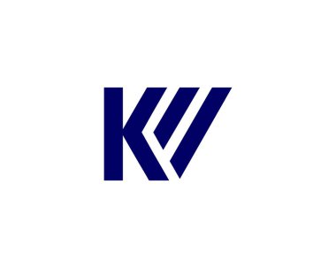 KW WK Letter logosu DESIGN VECTOR TEMPLATE