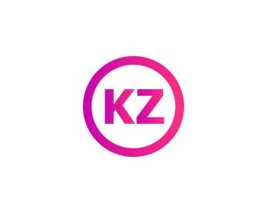 KZ ZK Letter Logosu DESIGN VECTOR TEMPLATE
