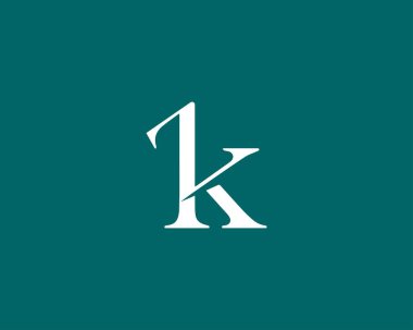 KZ ZK Letter Logosu DESIGN VECTOR TEMPLATE